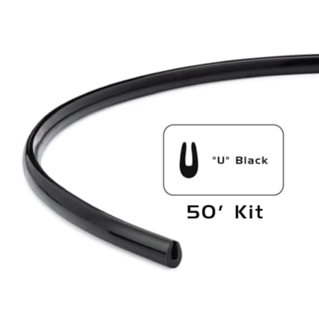 Cowles Products KitU-DR Flex Door Black Edge Mldg 50' PS39211